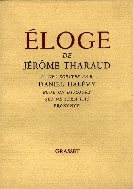 Produktbild: &Eacute;loge de J. Tharaud