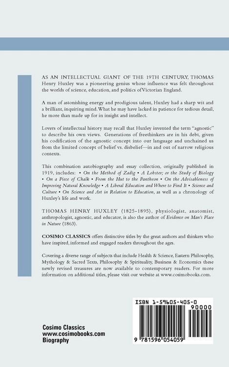 Produktbild: Huxley's Autobiography and Essays