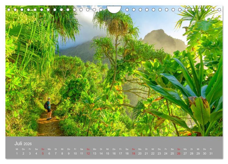 Produktbild: SPIRIT OF HAWAII (Wandkalender 2026 DIN A4 quer), CALVENDO Monatskalender