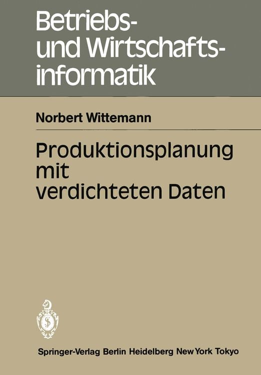 Produktbild: Produktionsplanung mit verdichteten Daten