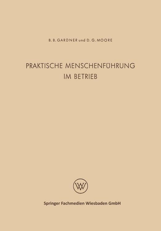 Produktbild: Praktische Menschenf&uuml;hrung im Betrieb