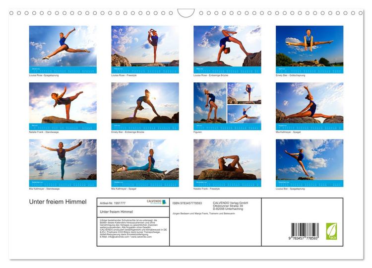 Produktbild: Unter freiem Himmel (Wandkalender 2026 DIN A3 quer), CALVENDO Monatskalender