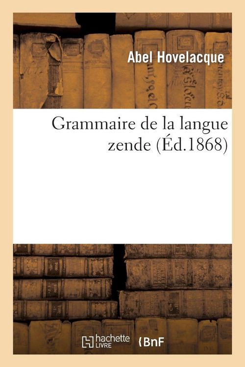 Produktbild: Grammaire de la langue zende