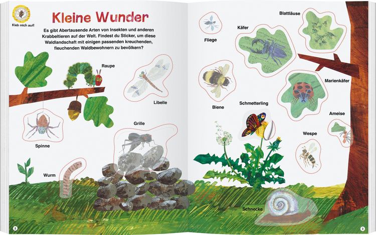 Produktbild: Die kleine Raupe Nimmersatt - Mein Buch der Krabbeltiere