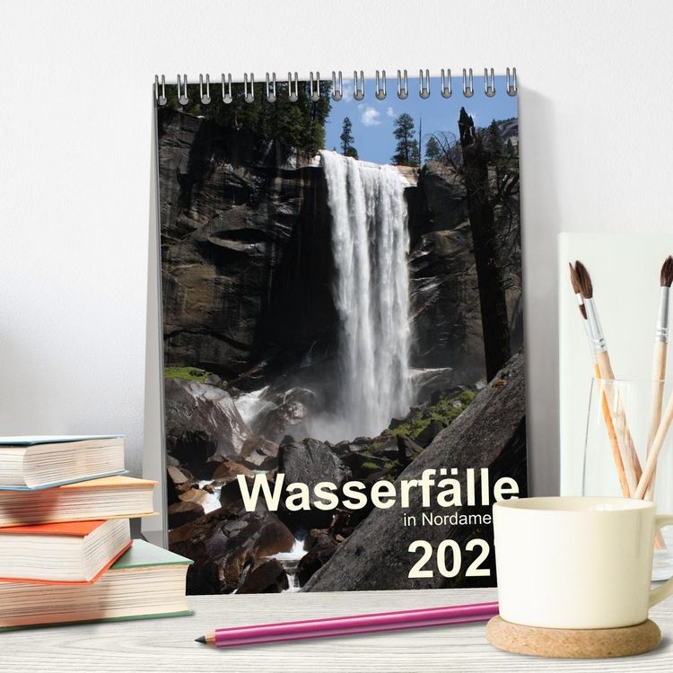 Produktbild: Wasserf&auml;lle in Nordamerika 2027 (Tischkalender 2027 DIN A5 hoch), CALVENDO Monatskalender