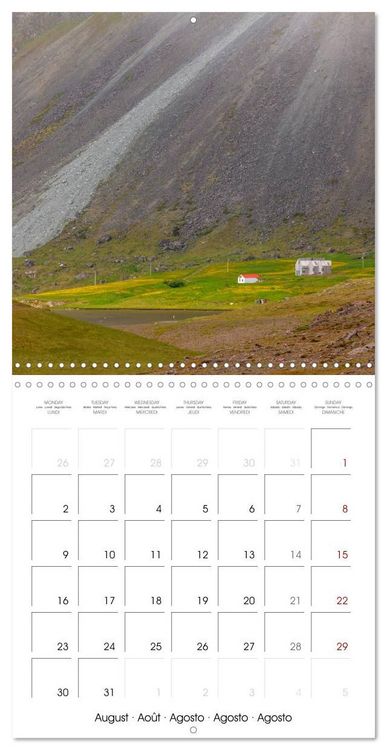 Produktbild: COLOURS OF ICELAND (Wall Calendar 2027 12 &times; 12 Inch) CALVENDO 12 Month Wall Calendar