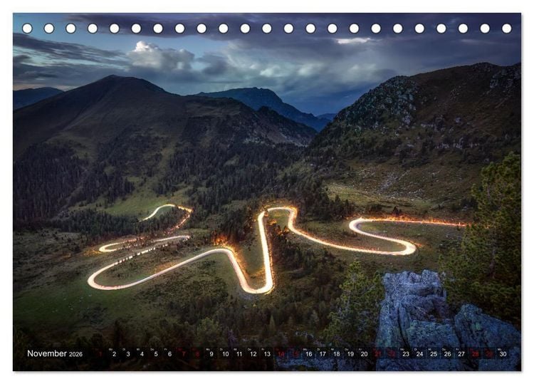 Produktbild: Zwischen Berg und Tal (Tischkalender 2026 DIN A5 quer), CALVENDO Monatskalender