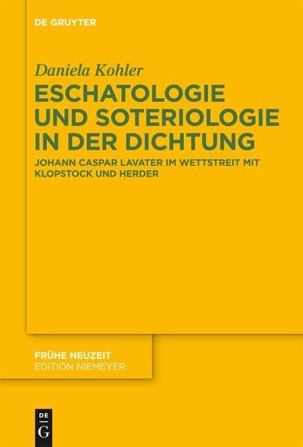 Produktbild: Eschatologie und Soteriologie in der Dichtung
