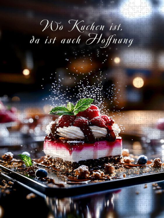 Produktbild: CALVENDO Puzzle S&uuml;&szlig;e Kuchenverf&uuml;hrung | 1000 Teile Lege-Gr&ouml;&szlig;e 64x48cm Foto-Puzzle f&uuml;r gl&uuml;ckliche Stunden