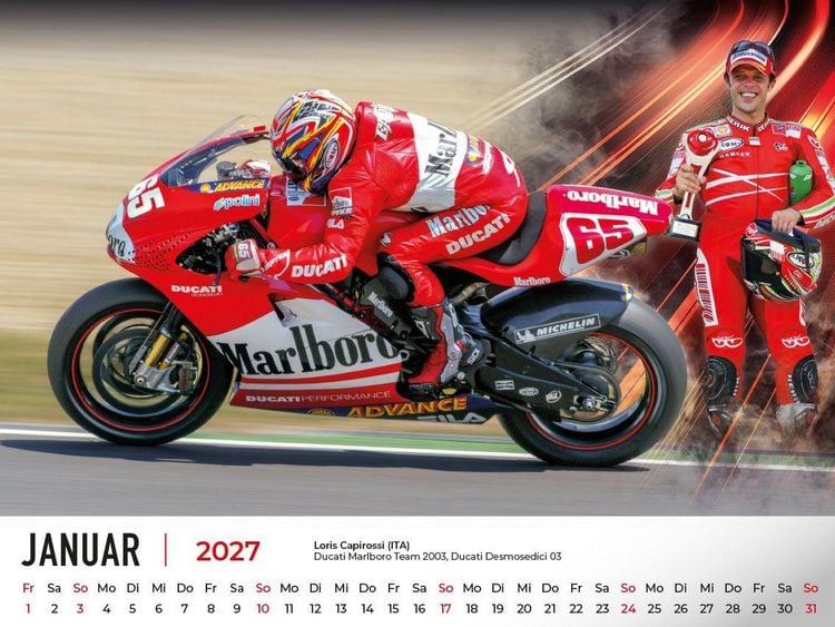 Produktbild: The Best of Ducati im Rennsport Kalender 2027