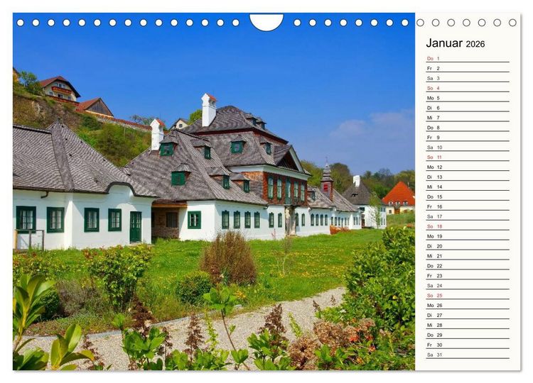 Produktbild: Die Wachau - An der Donau zwischen Melk und Krems (Wandkalender 2026 DIN A4 quer), CALVENDO Monatskalender
