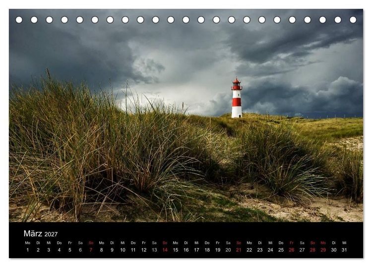 Produktbild: Sylt - Bilder einer Insel (Tischkalender 2027 DIN A5 quer), CALVENDO Monatskalender
