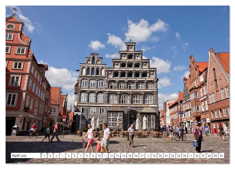 Produktbild: Niedersachsen - Hansestadt L&uuml;neburg (Wandkalender 2026 DIN A3 quer), CALVENDO Monatskalender