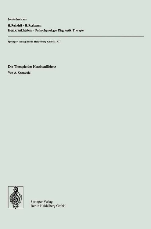 Produktbild: Die Therapie der Herzinsuffizienz
