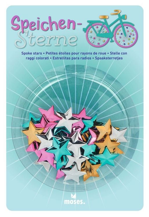 Produktbild: Speichenclips Herzen & Sterne