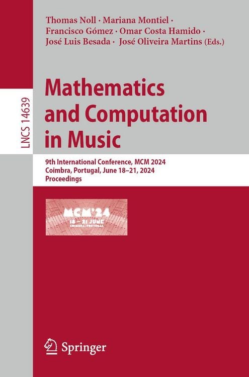 Produktbild: Mathematics and Computation in Music