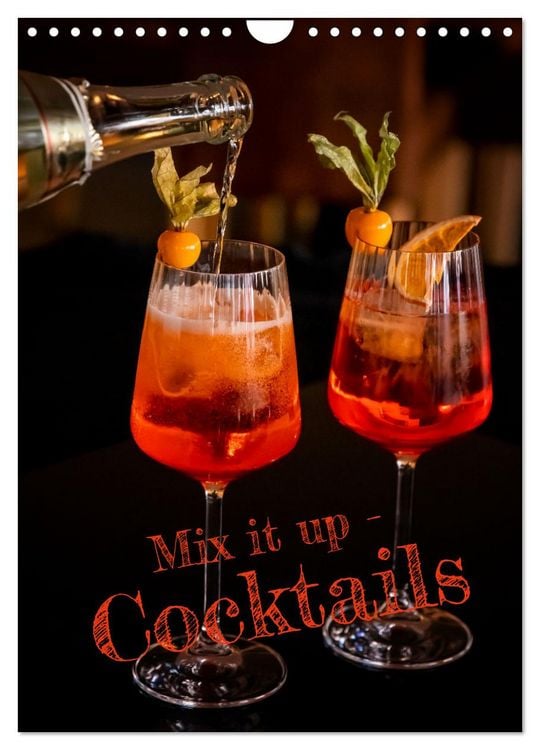 Produktbild: Mix it up - Cocktails (Wandkalender 2026 DIN A4 hoch), CALVENDO Monatskalender