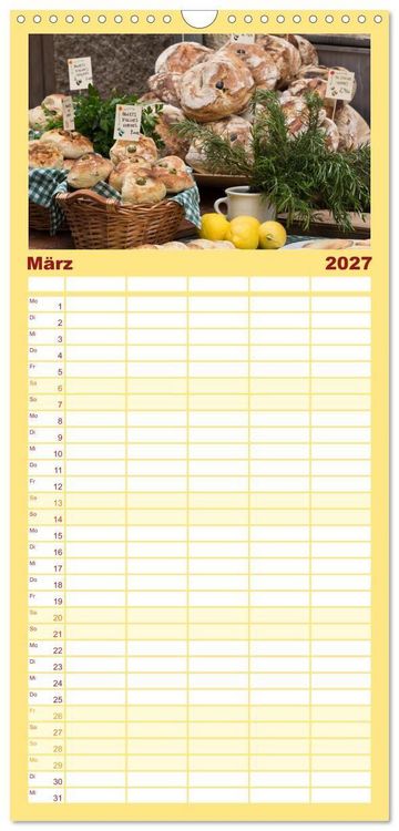 Produktbild: Familienplaner 2027 - Mallorca - Momente einer Reise mit 5 Spalten (Wandkalender, 21 x 45 cm) CALVENDO