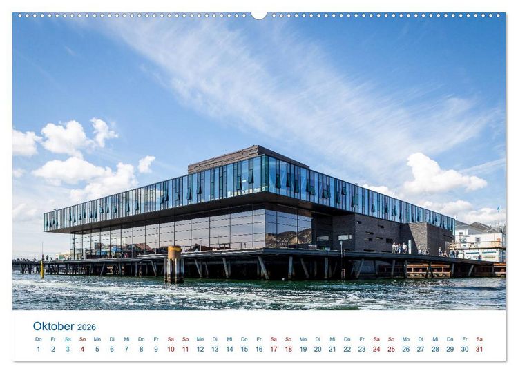 Produktbild: Sch&ouml;nes Kopenhagen (hochwertiger Premium Wandkalender 2026 DIN A2 quer), Kunstdruck in Hochglanz