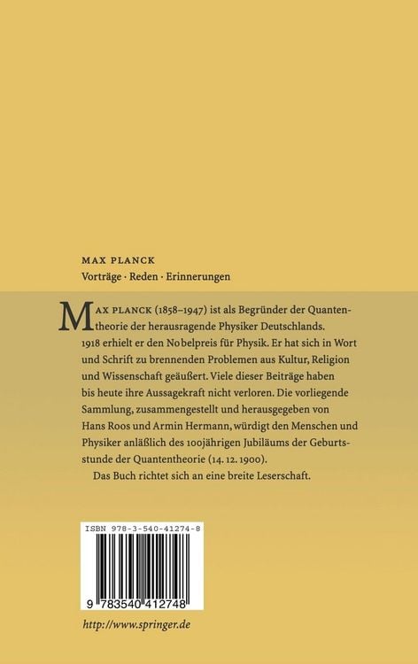Produktbild: Vortr&auml;ge Reden Erinnerungen