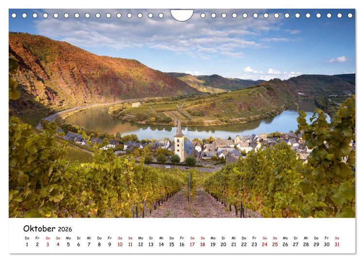 Produktbild: Heimat Entdecken - Die Mosel (Wandkalender 2026 DIN A4 quer), CALVENDO Monatskalender