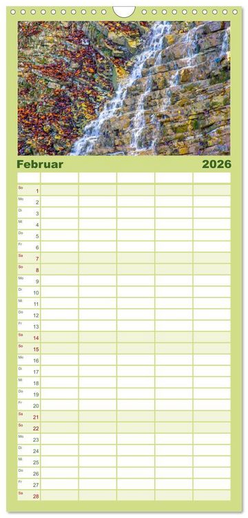 Produktbild: Familienplaner 2026 - Herzliche Gr&uuml;&szlig;e aus Kuchl mit 5 Spalten (Wandkalender, 21 x 45 cm) CALVENDO