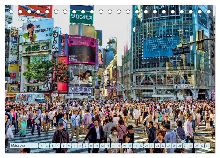 Produktbild: Japan - Hightech und Tradition (Tischkalender 2026 DIN A5 quer), CALVENDO Monatskalender