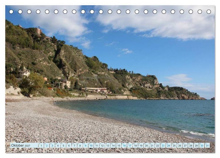 Produktbild: Taormina Siziliens Perle (Tischkalender 2027 DIN A5 quer), CALVENDO Monatskalender