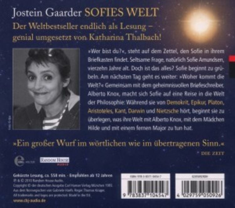 Produktbild: Sofies Welt