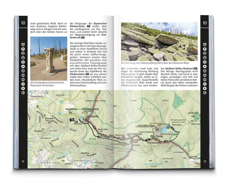 Produktbild: KOMPASS Wanderf&uuml;hrer Bayerischer Wald, Cham, Bodenmais, Zwiesel, Freyung, Passau, 60 Touren