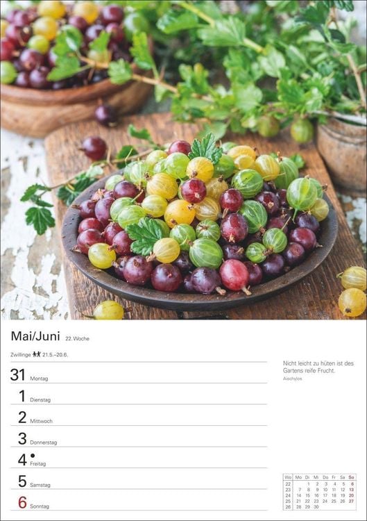 Produktbild: K&uuml;chenkalender Wochenplaner 2027 - 53 inspirierende Fotografien