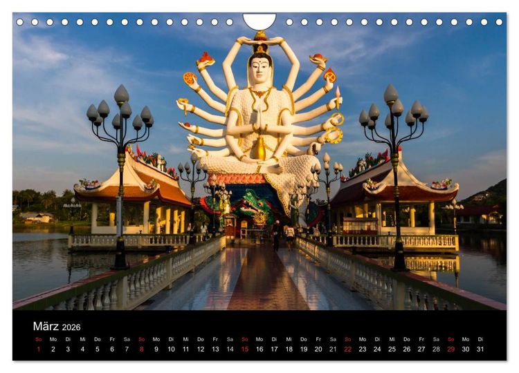 Produktbild: Koh Samui im Sonnenlicht (Wandkalender 2026 DIN A4 quer), CALVENDO Monatskalender