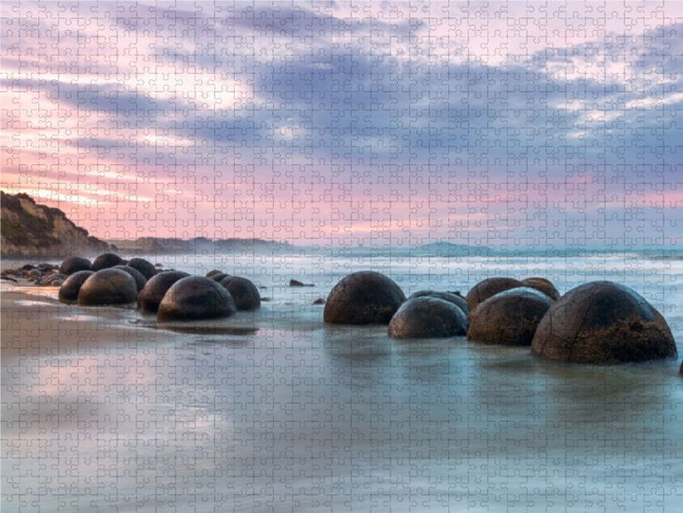 Produktbild: CALVENDO Puzzle Moeraki-Felsbrocken, Region Otago 1000 Teile Lege-Gr&ouml;&szlig;e 640 x 480 cm Foto-Puzzle Bild von Matteo Colombo