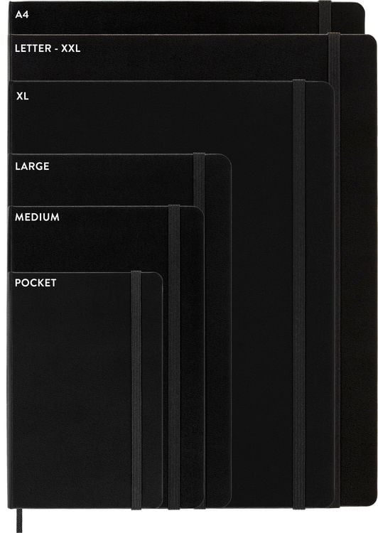 Produktbild: Moleskine Notizbuch, Pocket/A6, Liniert, Fester Einband, Rot