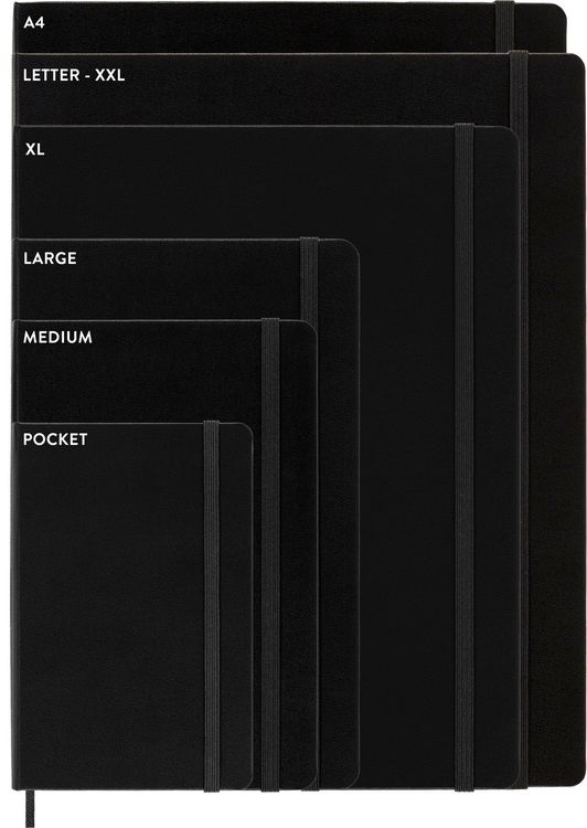 Produktbild: Moleskine Notizbuch, Pocket/A6, Liniert, Fester Einband, Schwarz