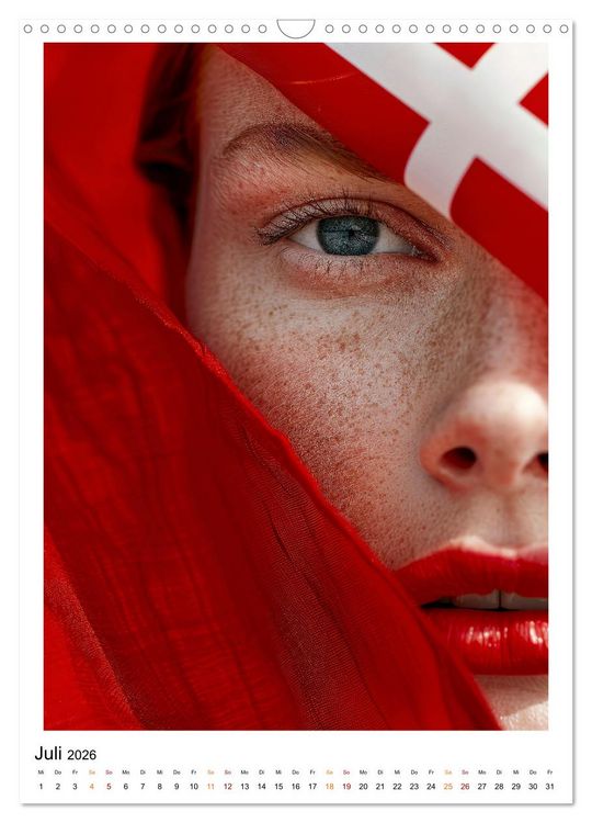 Produktbild: Europa zeigt Flagge (Wandkalender 2026 DIN A3 hoch), CALVENDO Monatskalender