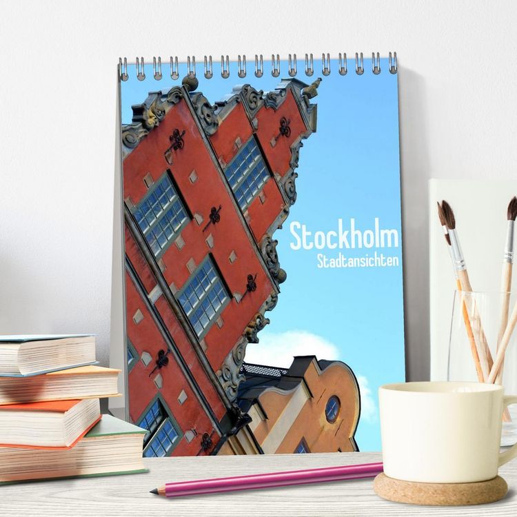 Produktbild: Stockholm - Stadtansichten (Tischkalender 2026 DIN A5 hoch), CALVENDO Monatskalender