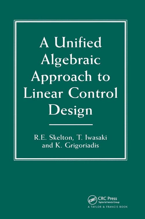 Produktbild: A Unified Algebraic Approach To Control Design
