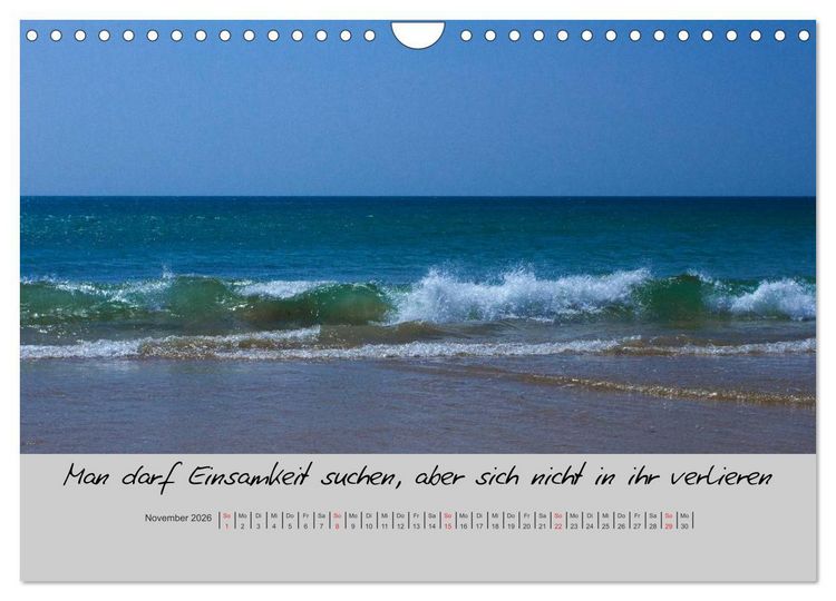 Produktbild: Kleine und gro&szlig;e Wahrheiten - Spr&uuml;che zum Nachdenken (Wandkalender 2026 DIN A4 quer), CALVENDO Monatskalender