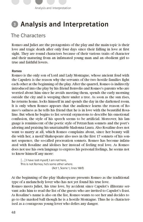 Produktbild: Lekt&uuml;rehilfen William Shakespeare 'Romeo and Juliet'