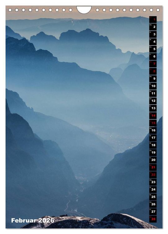 Produktbild: Dolomiten. Italien (Wandkalender 2026 DIN A4 hoch), CALVENDO Monatskalender