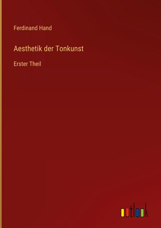 Produktbild: Aesthetik der Tonkunst
