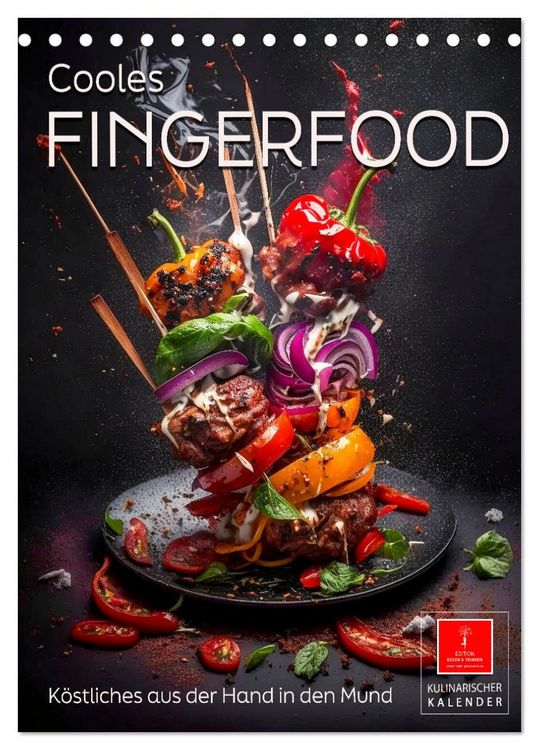 Produktbild: Cooles Fingerfood (Tischkalender 2026 DIN A5 hoch), CALVENDO Monatskalender