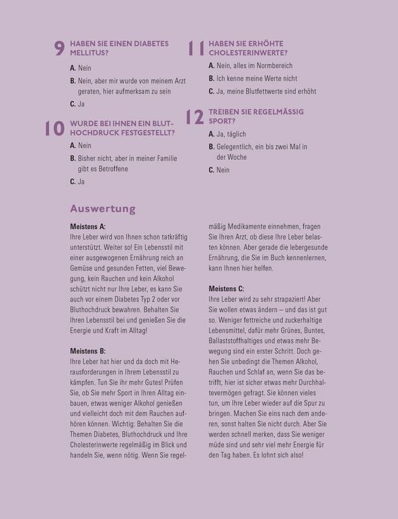 Produktbild: Die richtige Ern&auml;hrung bei Fettleber
