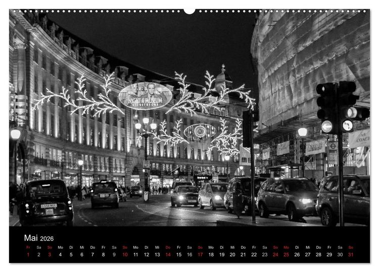 Produktbild: Unterwegs in London (Wandkalender 2026 DIN A2 quer), CALVENDO Monatskalender