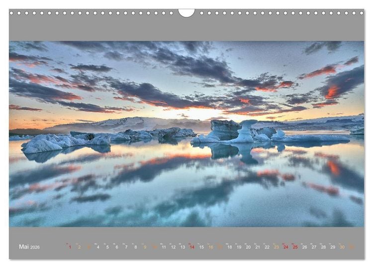 Produktbild: Island - Traumland am Rande der Arktis (Wandkalender 2026 DIN A3 quer), CALVENDO Monatskalender