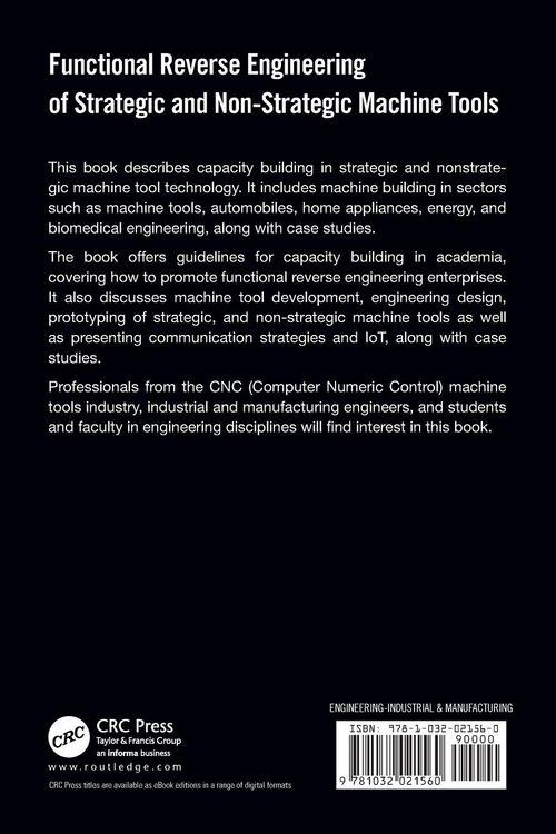 Produktbild: Functional Reverse Engineering of Strategic and Non-Strategic Machine Tools