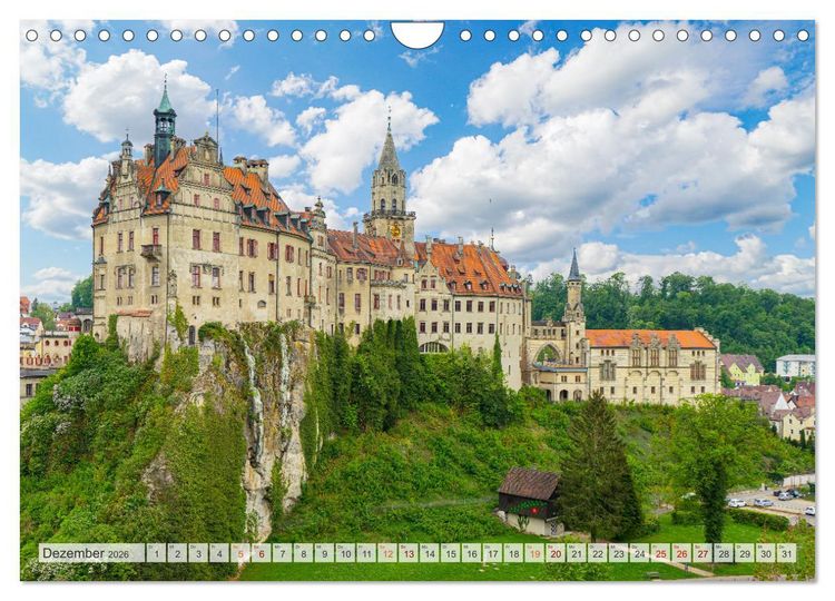 Produktbild: Sigmaringen Impressionen (Wandkalender 2026 DIN A4 quer), CALVENDO Monatskalender