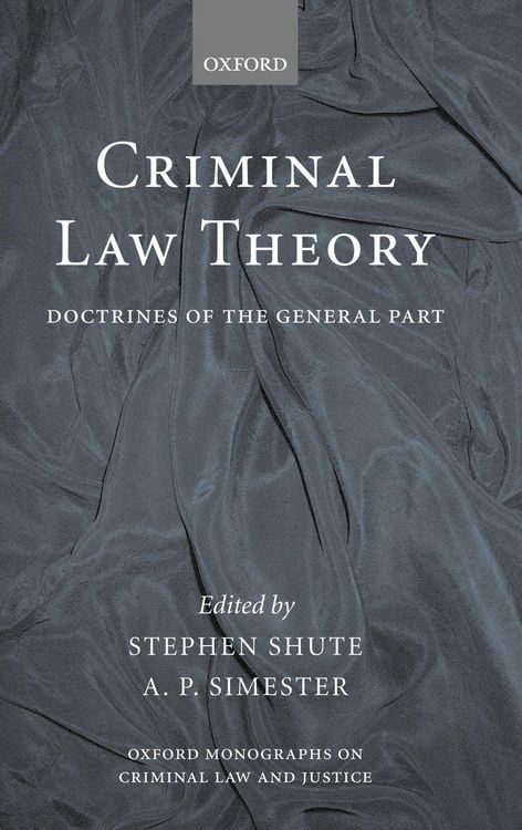 Produktbild: Criminal Law Theory