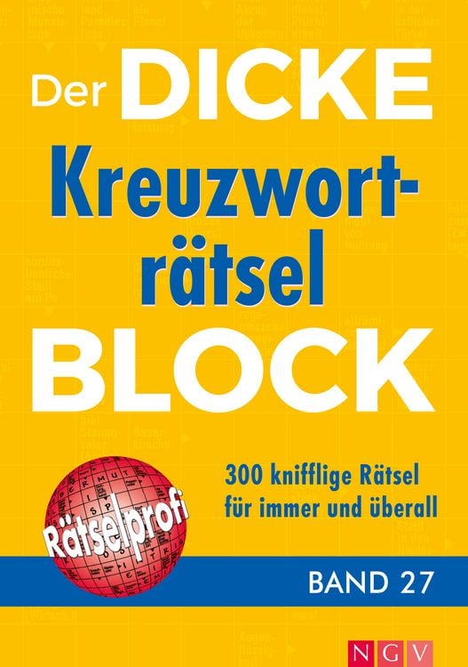 Produktbild: Der dicke Kreuzwortr&auml;tsel-Block Band 27